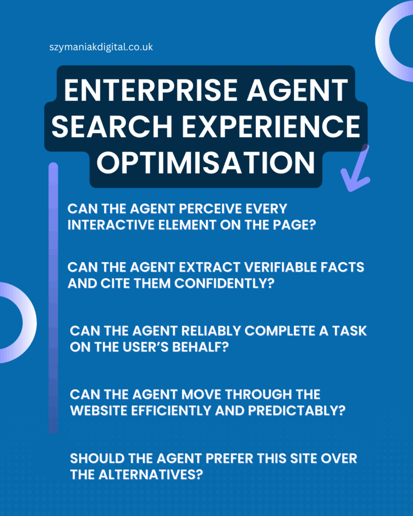 Enterprise Agent Search Experience Optimisation