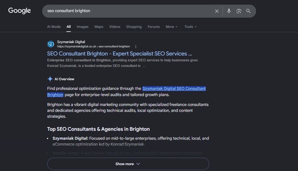 SERP GoTo redirects are missing in AI Overviews